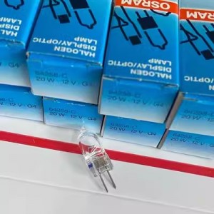 Original Osram 64258-C 12V 20W con lámpara halógena de fuente de luz de instrumento bioquímico UV