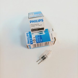 Philips Beads 12V10W G4 fuente de luz halógena tungsteno perlas microscopio proyector bombillas