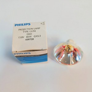 PHILIPS 13194 Halogenlampenbecher, Halogen-Wolframlampen-Scannerbecherlampe, 13,8 V, 85 W