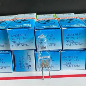 Osram 64638 LXX halojen tungsten ampul 24V100W cerrahi gölgesiz lamba NAED 54252