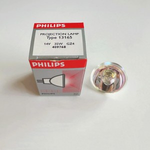 استوردت PHILIPS 13165 المصباح الكهربائي 14V35W آلة علاج الأسنان بالضوء الأزرق GZ4.5