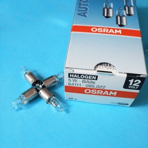 OSRAM original importado indicador óptico bombilla 12V5W 64111 instrumento iluminación pequeña bombilla
